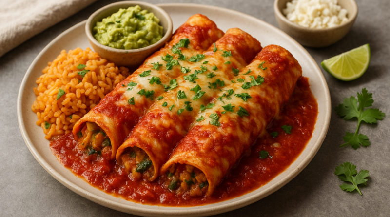 Enchiladas recette végétarienne gourmande et facile